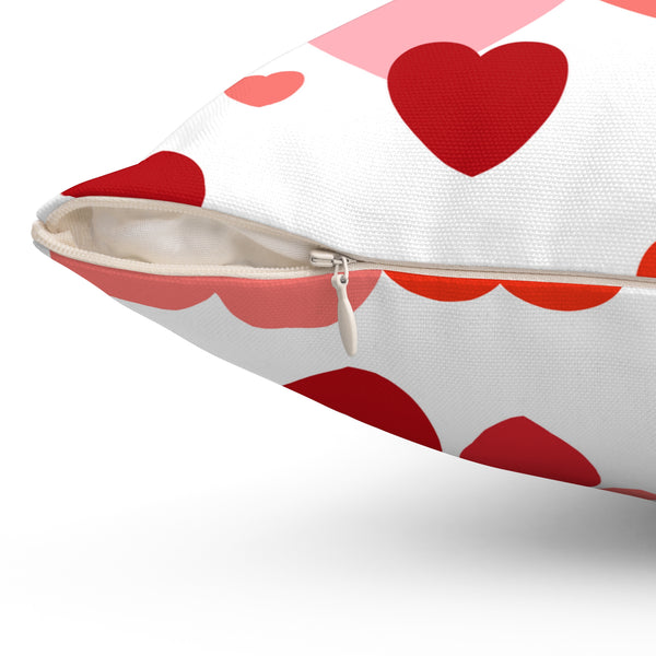 Valentines Polyester Square Pillow