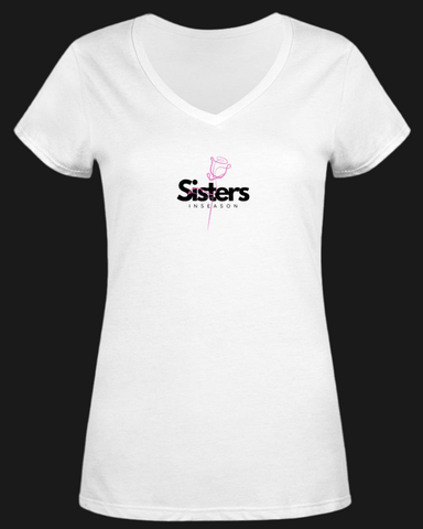 Next Level Ladies V Neck "Sisters in Season"