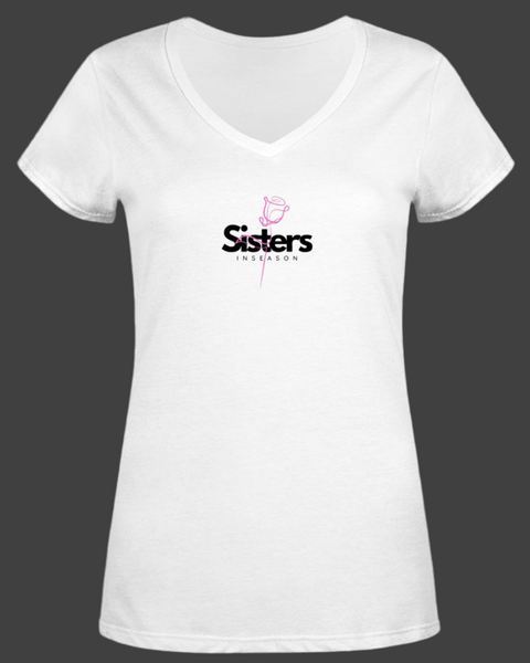 Next Level Ladies V Neck "Sisters in Season"
