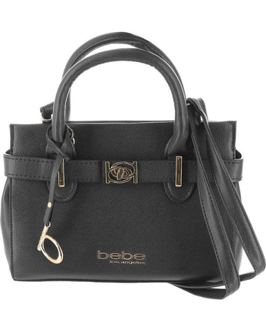 Black Bebe purse With gold trim