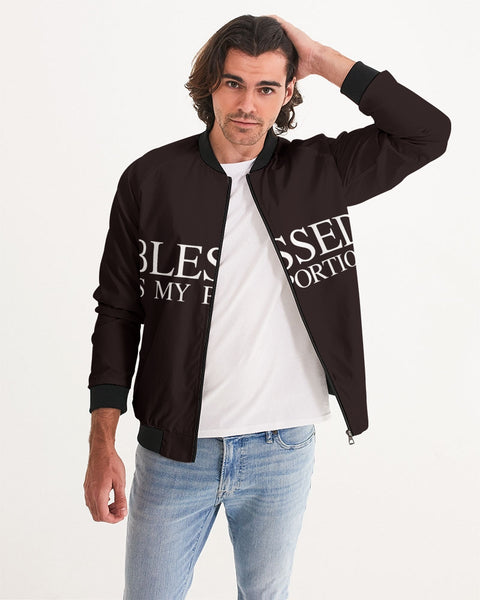 "Blessed is my portion" Men's Bomber Jacket